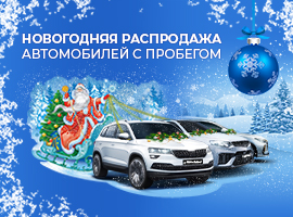 Новогодняя распродажа Автомобилей с пробегом в БорисХоф