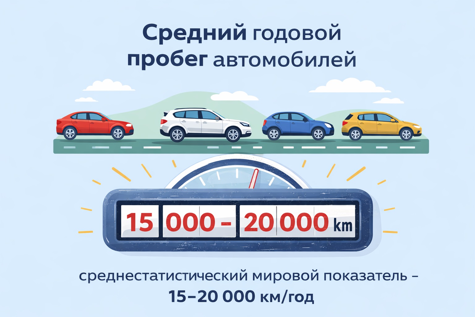 Какой пробег для б/у автомобиля считается нормальным для покупки